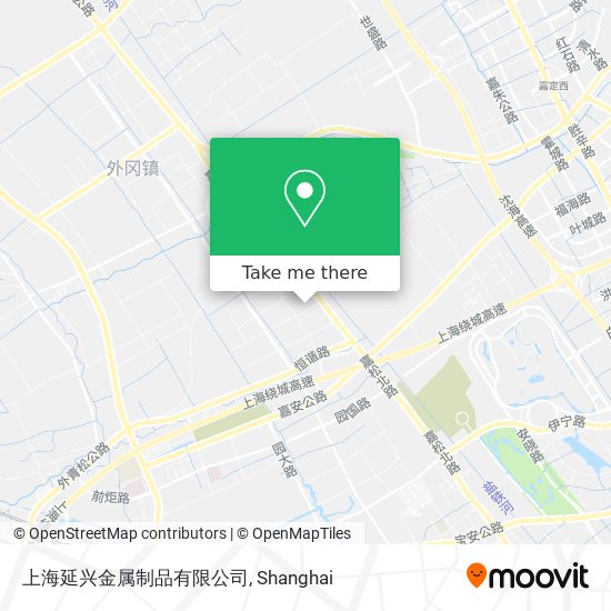 上海延兴金属制品有限公司 map
