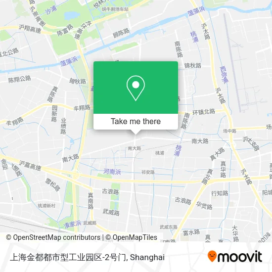 上海金都都市型工业园区-2号门 map