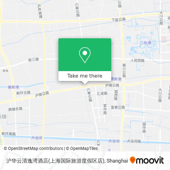 沪华云清逸湾酒店(上海国际旅游度假区店) map