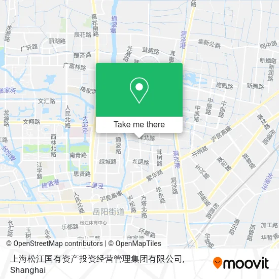 上海松江国有资产投资经营管理集团有限公司 map