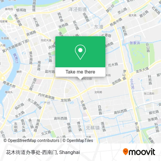 花木街道办事处-西南门 map