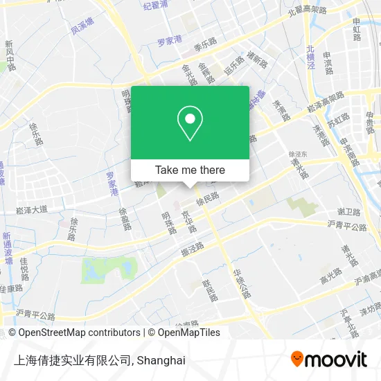 上海倩捷实业有限公司 map