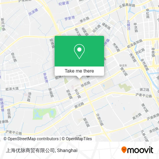 上海优脉商贸有限公司 map
