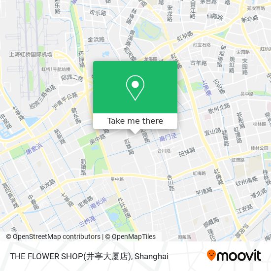 THE FLOWER SHOP(井亭大厦店) map