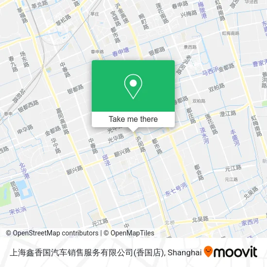 上海鑫香国汽车销售服务有限公司(香国店) map