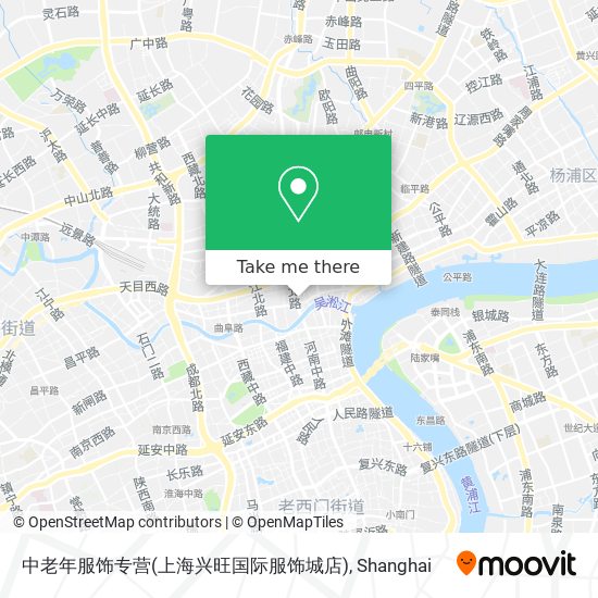 中老年服饰专营(上海兴旺国际服饰城店) map