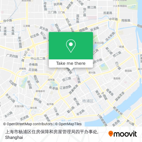 上海市杨浦区住房保障和房屋管理局四平办事处 map