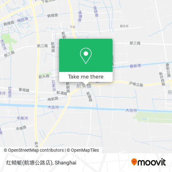 红蜻蜓(航塘公路店) map