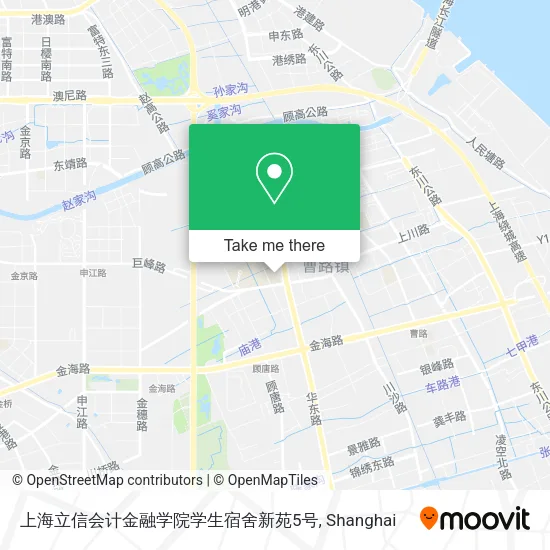 上海立信会计金融学院学生宿舍新苑5号 map