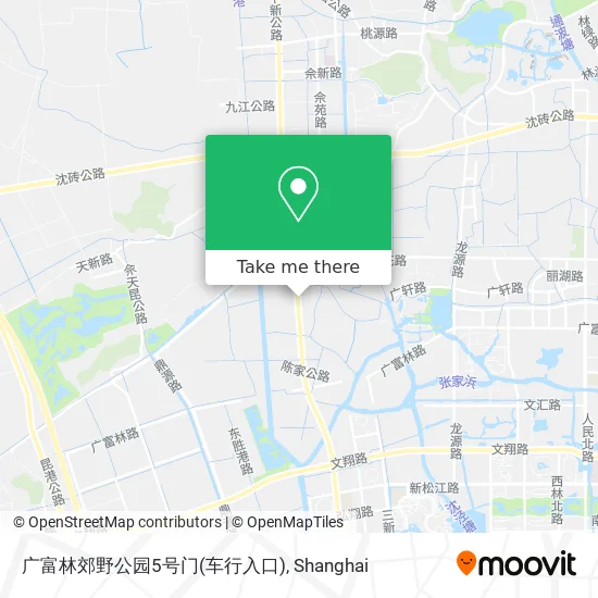 广富林郊野公园5号门(车行入口) map