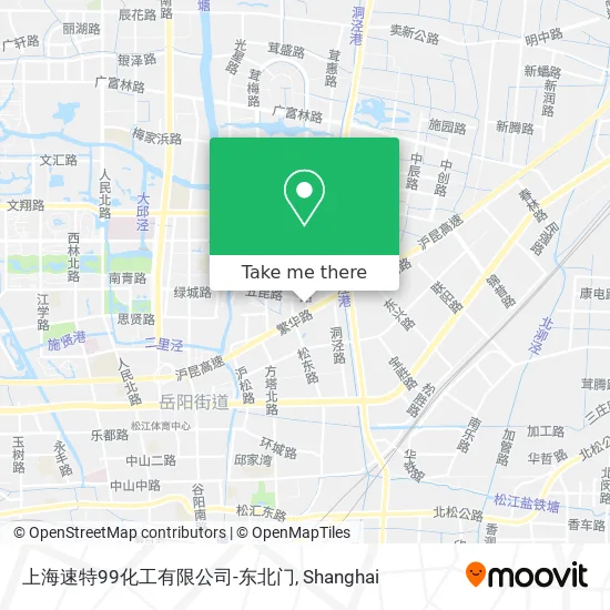 上海速特99化工有限公司-东北门 map