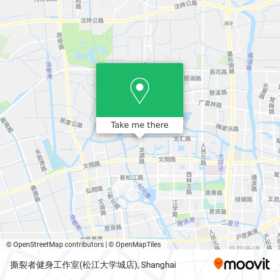 撕裂者健身工作室(松江大学城店) map