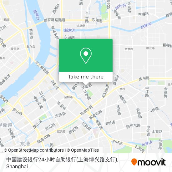 中国建设银行24小时自助银行(上海博兴路支行) map