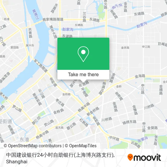 中国建设银行24小时自助银行(上海博兴路支行) map
