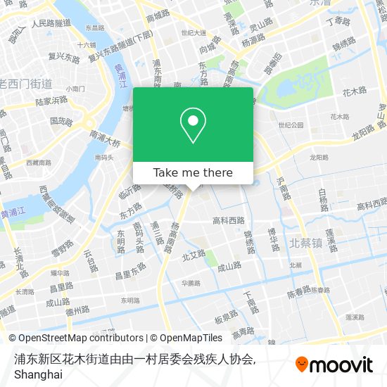 浦东新区花木街道由由一村居委会残疾人协会 map