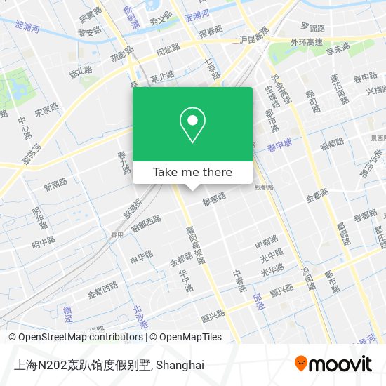 上海N202轰趴馆度假别墅 map