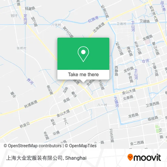 上海大金宏服装有限公司 map
