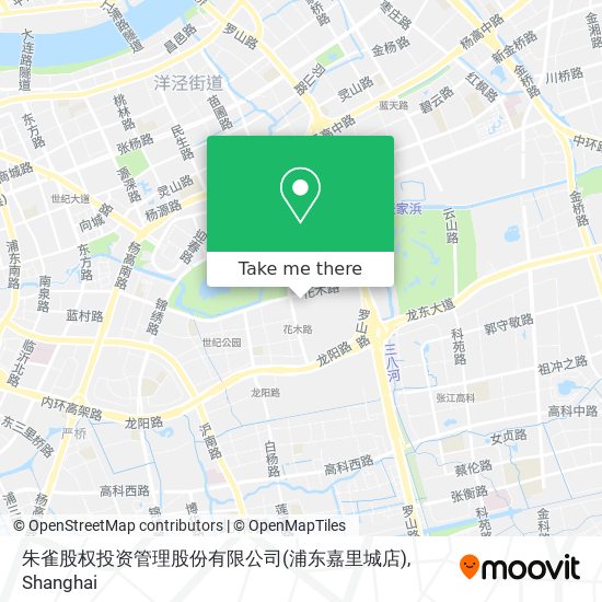 朱雀股权投资管理股份有限公司(浦东嘉里城店) map