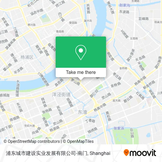 浦东城市建设实业发展有限公司-南门 map