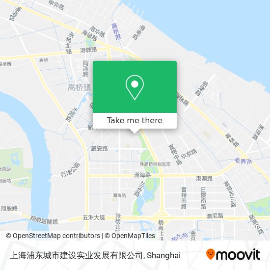 上海浦东城市建设实业发展有限公司 map