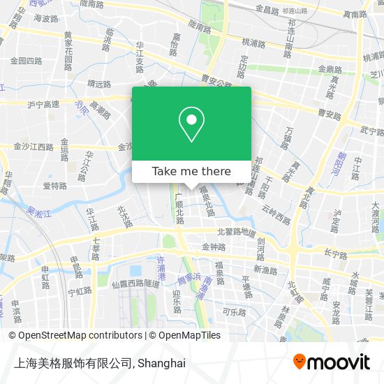 上海美格服饰有限公司 map
