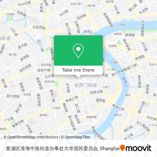 黄浦区淮海中路街道办事处大华居民委员会 map