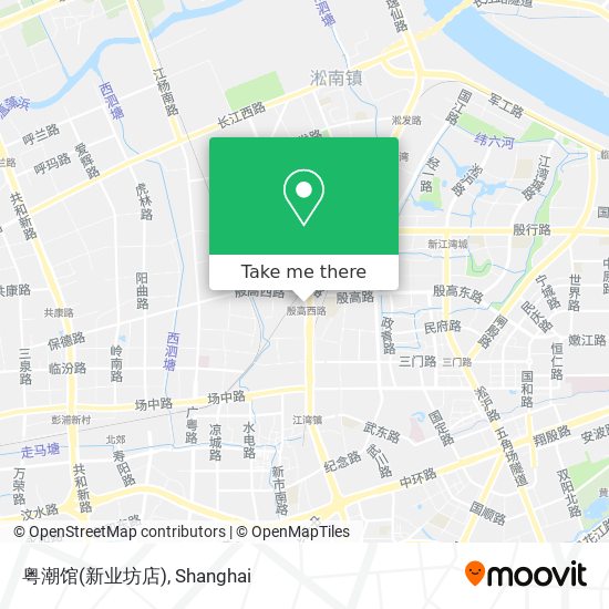 粤潮馆(新业坊店) map