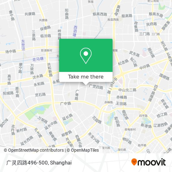 广灵四路496-500 map
