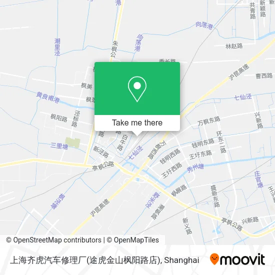 上海齐虎汽车修理厂(途虎金山枫阳路店) map