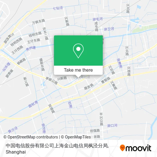 中国电信股份有限公司上海金山电信局枫泾分局 map