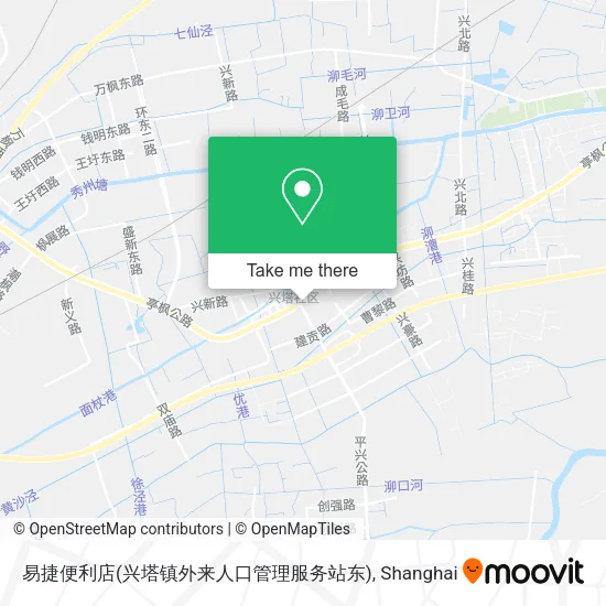 易捷便利店(兴塔镇外来人口管理服务站东) map