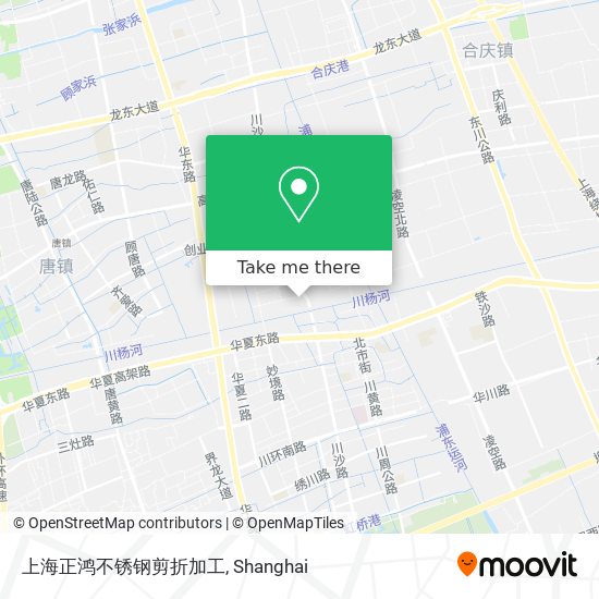 上海正鸿不锈钢剪折加工 map