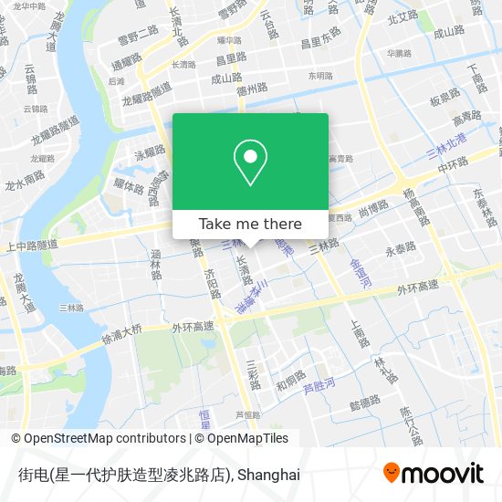 街电(星一代护肤造型凌兆路店) map