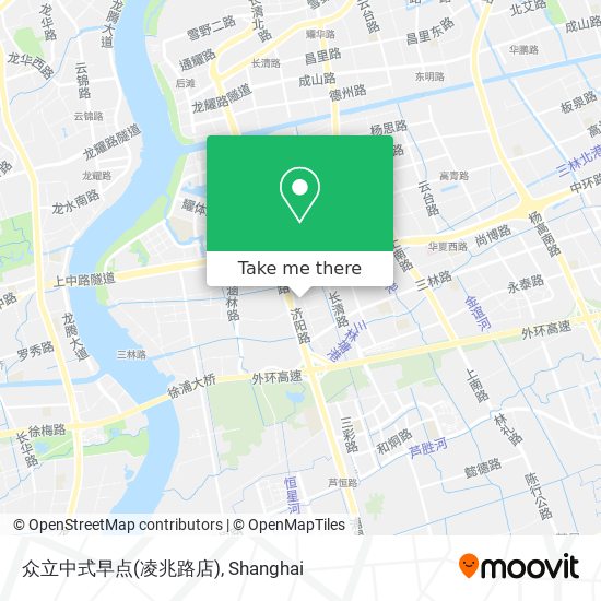 众立中式早点(凌兆路店) map