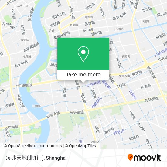 凌兆天地(北1门) map