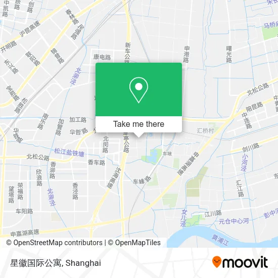 星徽国际公寓 map