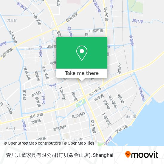 壹居儿童家具有限公司(汀贝兹金山店) map