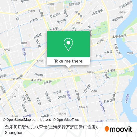 鱼乐贝贝婴幼儿水育馆(上海闵行万辉国际广场店) map