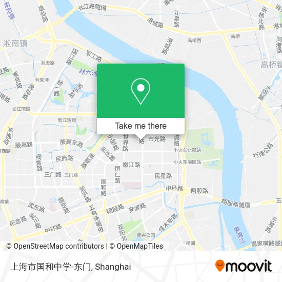 上海市国和中学-东门 map