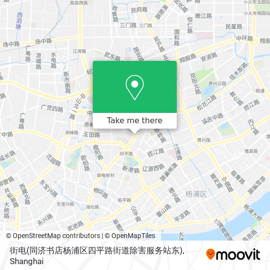 街电(同济书店杨浦区四平路街道除害服务站东) map