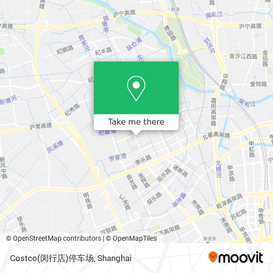 Costco(闵行店)停车场 map