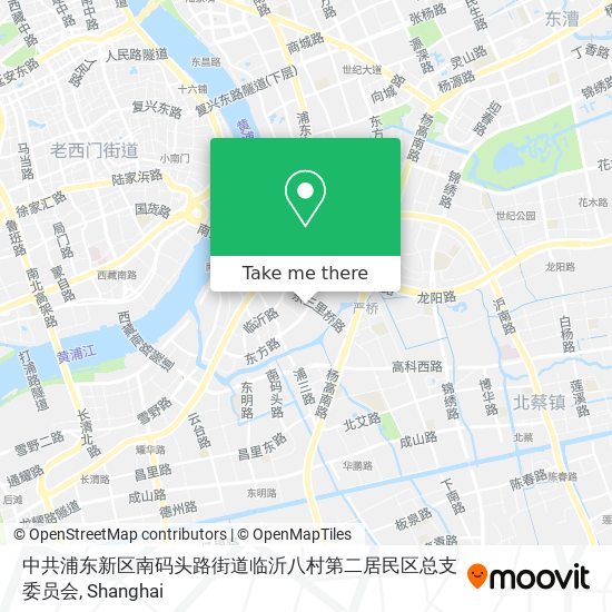 中共浦东新区南码头路街道临沂八村第二居民区总支委员会 map