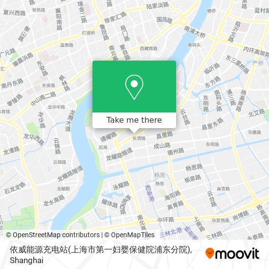 依威能源充电站(上海市第一妇婴保健院浦东分院) map