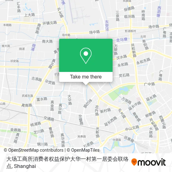 大场工商所消费者权益保护大华一村第一居委会联络点 map