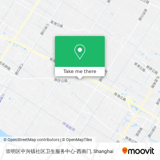 崇明区中兴镇社区卫生服务中心-西南门 map