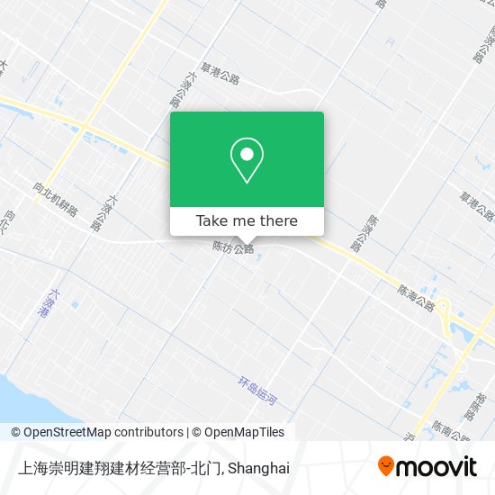 上海崇明建翔建材经营部-北门 map