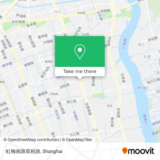 虹梅南路双柏路 map