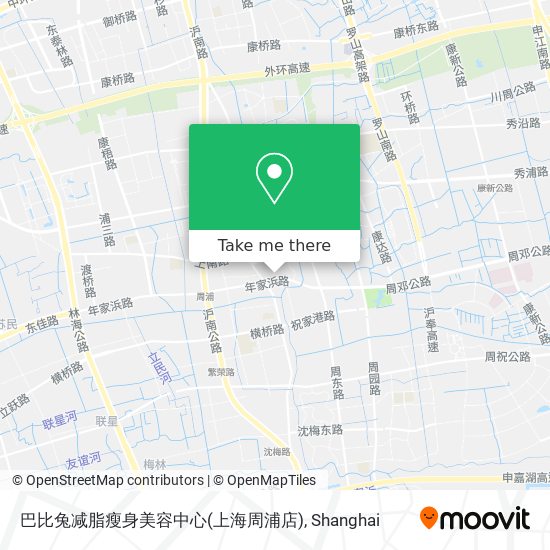 巴比兔减脂瘦身美容中心(上海周浦店) map