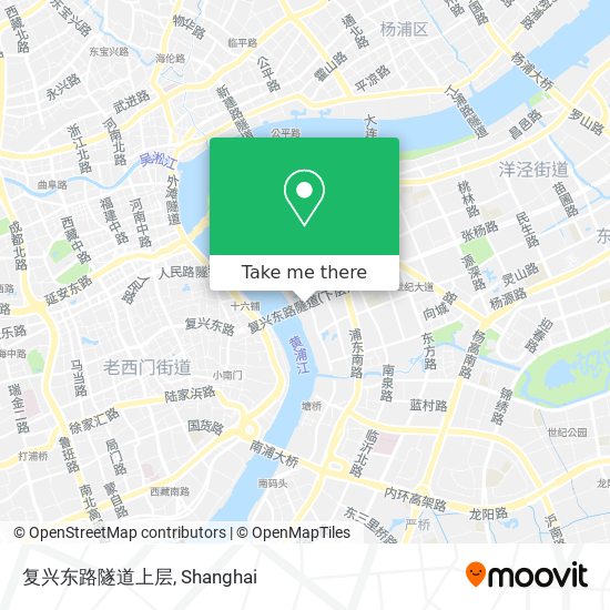 复兴东路隧道上层 map