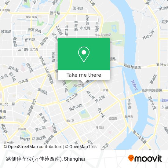 路侧停车位(万佳苑西南) map